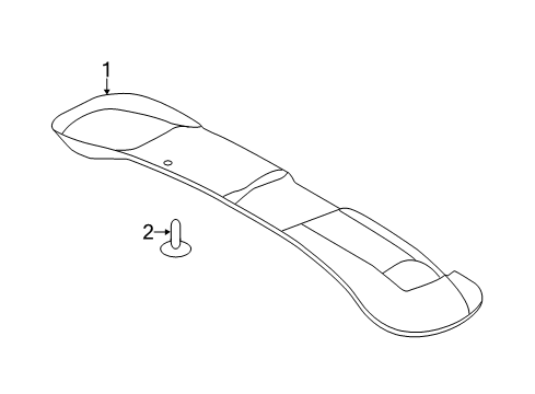 2015 Ford Mustang Interior Trim - Trunk Lid Diagram 1 - Thumbnail