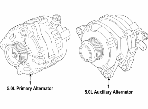 2021 Ford F-150 Alternator Diagram 3 - Thumbnail