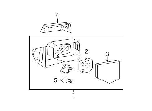 2006 Mercury Mountaineer Outside Mirrors Diagram