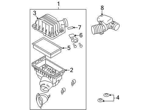 2009 Ford Explorer Air Intake Diagram