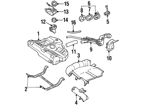 2001 Ford Escort Fuel Supply Diagram