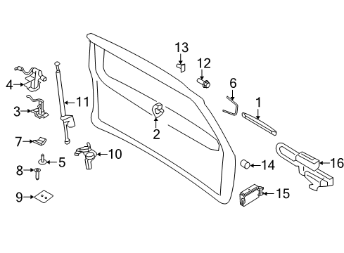 2010 Ford Expedition Parking Aid Diagram 2 - Thumbnail