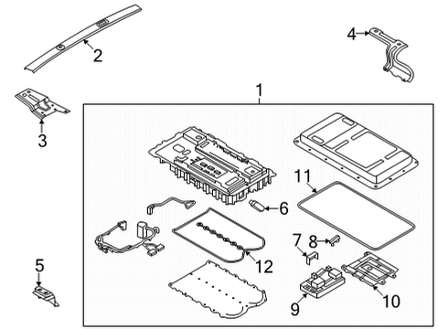 2023 Ford Maverick Screw And Washer Assembly Diagram for -W712198-S439