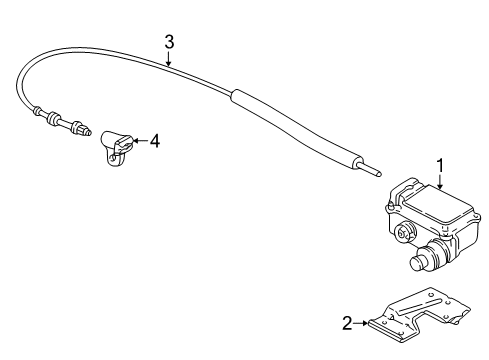 2004 Lincoln Town Car Servo Assy - Speed Control Diagram for 4W1Z-9C735-AA