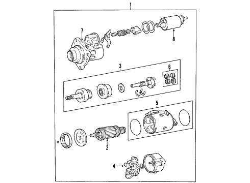 2001 Ford F-250 Super Duty Starter Diagram