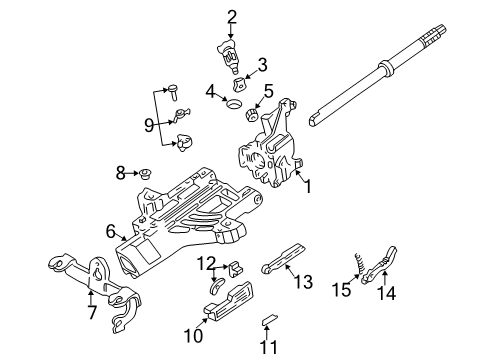 2004 Ford Explorer Sport Trac Housing & Components Diagram