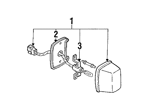 1988 Mercury Tracer License Lamps Diagram