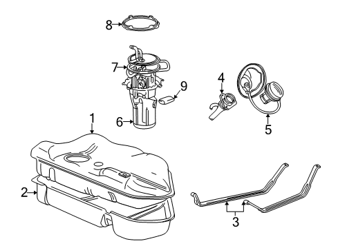 2003 Mercury Sable Senders Diagram