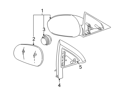 2007 Ford Mustang Mirrors, Electrical Diagram