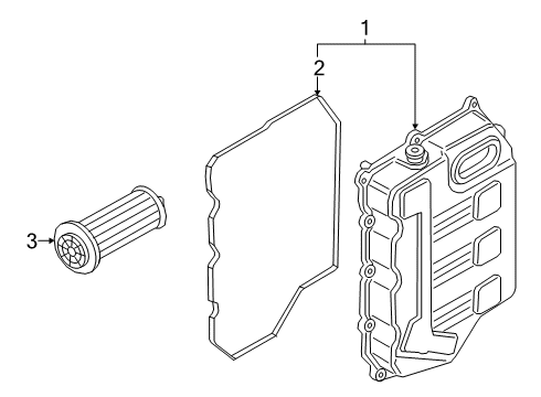 2023 Ford Escape Case & Related Parts Diagram 1 - Thumbnail