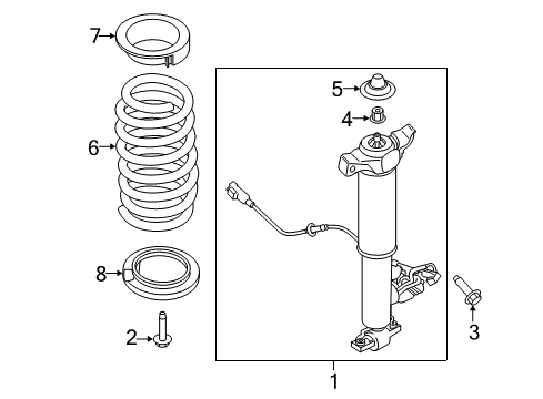 2018 Lincoln Continental Shocks & Components - Rear Diagram