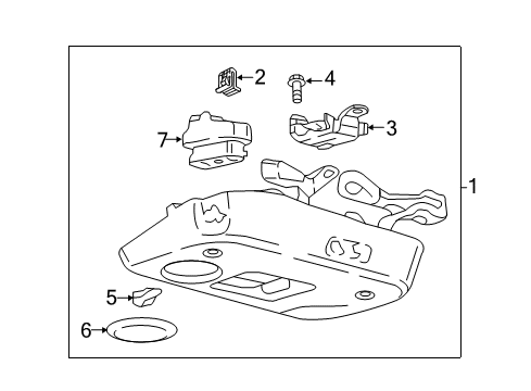 2023 Ford Mustang Convertible Top Diagram 1 - Thumbnail