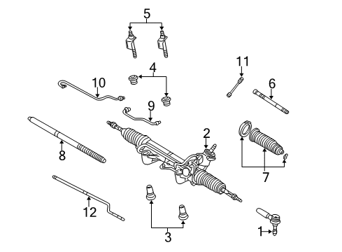 2005 Ford Explorer Sport Trac Rod Diagram for 1L5Z-3280-AA