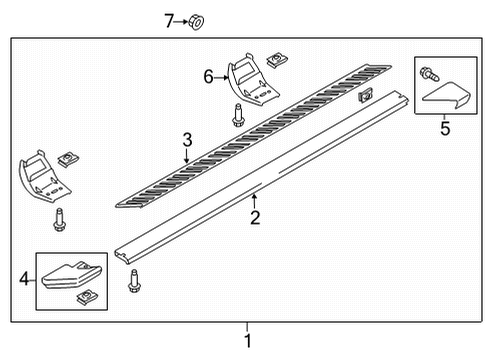 2021 Ford F-150 Running Board Diagram 17 - Thumbnail