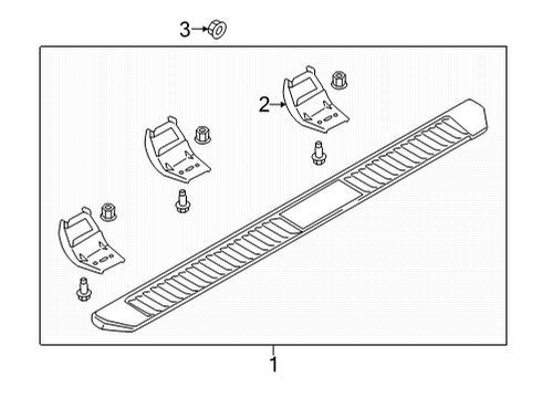 2021 Ford F-150 Running Board Diagram 14 - Thumbnail