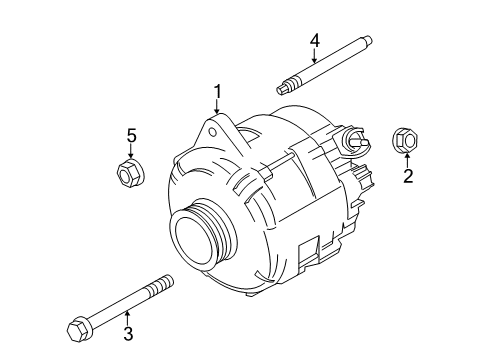 2017 Ford Transit-350 Alternator Diagram 3 - Thumbnail