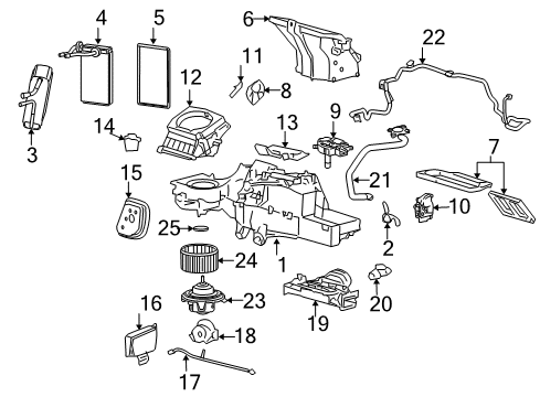 2004 Ford F-150 Tube - Compressor To Manifold Diagram for BU2Z-19D850-J