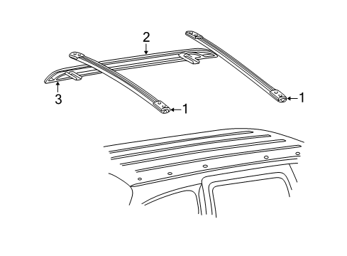 2004 Lincoln Navigator Luggage Carrier Diagram