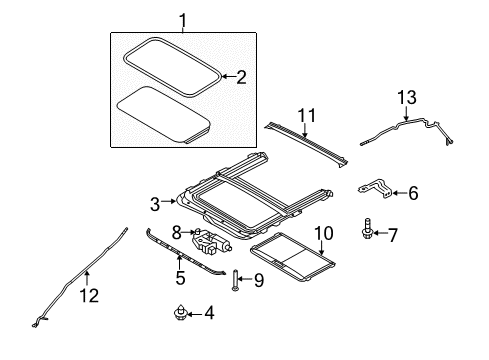 2013 Ford Fiesta Sunroof Diagram