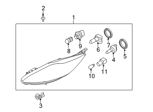 2013 Ford Fiesta Headlamps Diagram