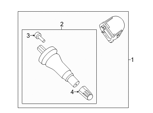 2018 Ford F-150 Tire Pressure Monitoring Diagram