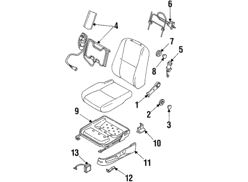 2000 Mercury Mystique Switch Diagram for XS2Z14A701AA