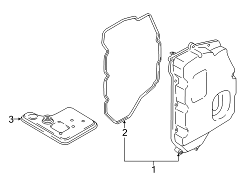 2019 Ford Transit Connect Transaxle Parts Diagram