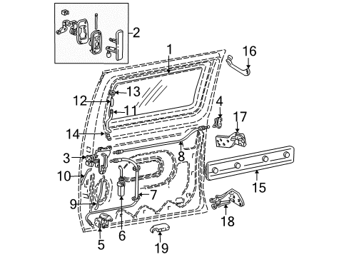 2006 Ford E-150 Side Door Diagram 4 - Thumbnail