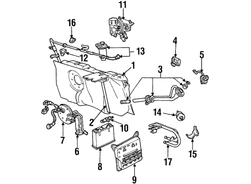 2000 Mercury Grand Marquis Filters Diagram 3 - Thumbnail