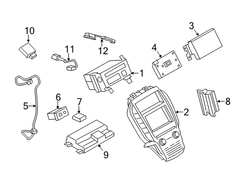 2015 Lincoln MKC Sound System Diagram