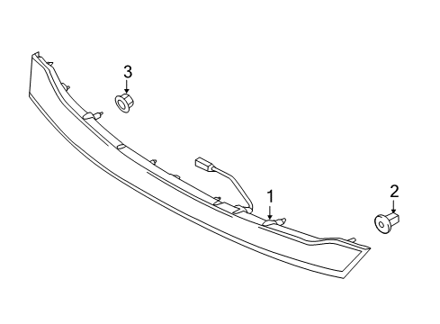 2019 Lincoln MKZ Reflector Diagram