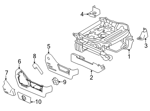 2013 Ford F-150 Tracks & Components Diagram 2 - Thumbnail