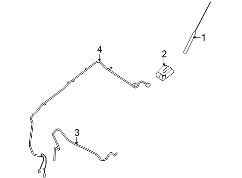 2007 Lincoln MKX Antenna & Radio Diagram