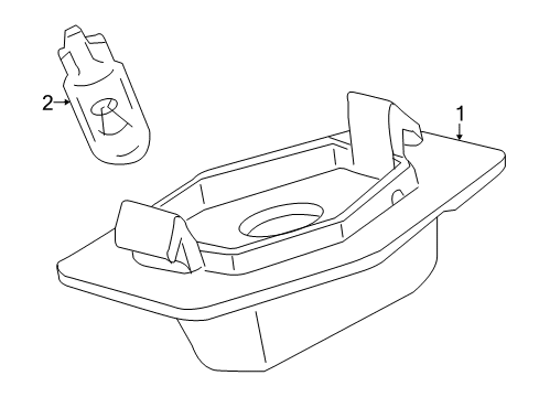 2011 Mercury Mariner License Lamps Diagram 2 - Thumbnail
