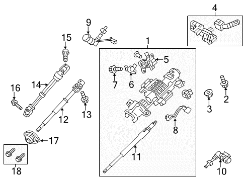 2011 Ford F-150 Gear Shift Control - AT Diagram 2 - Thumbnail