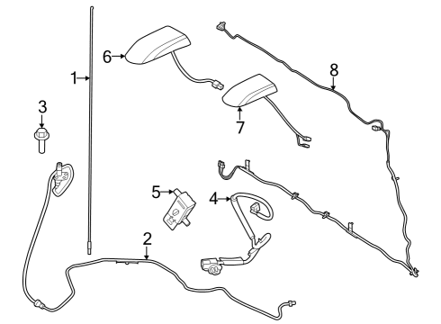 2023 Ford F-350 Super Duty ISOLATOR Diagram for LC3Z-18K891-A