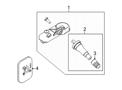 2019 Ford E-350 Super Duty Tire Pressure Monitoring Diagram