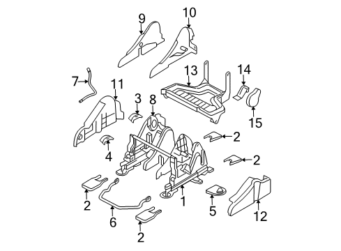 2003 Ford Expedition Cover - Access Hole Diagram for 2L1Z-78611A54-AA