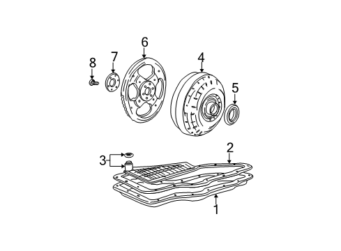 2003 Mercury Sable Automatic Transmission Diagram 1 - Thumbnail