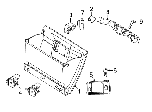 2011 Ford Transit Connect Glove Box Diagram