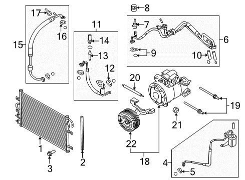 2013 Lincoln MKT Switches & Sensors Diagram 1 - Thumbnail