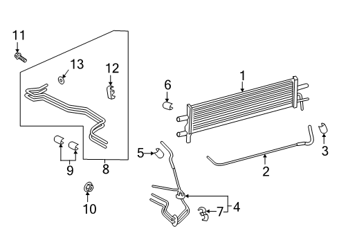 2019 Ford F-350 Super Duty Trans Oil Cooler Diagram