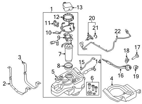 2015 Ford Transit-350 HD Diesel Aftertreatment System Diagram