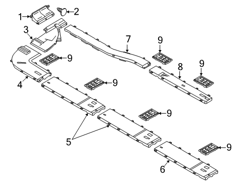 2015 Ford Transit-350 Ducts & Louver Diagram 5 - Thumbnail