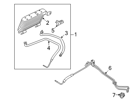 2009 Ford Explorer Sport Trac Trans Oil Cooler Diagram 1 - Thumbnail