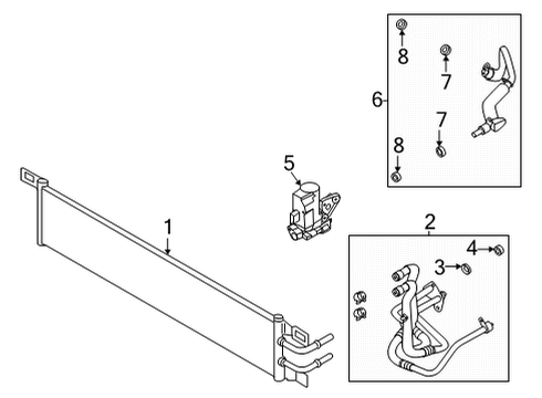 2021 Lincoln Corsair Oil Cooler, Transmission Diagram 3 - Thumbnail