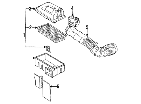 1992 Ford Aerostar Powertrain Control Diagram 1 - Thumbnail