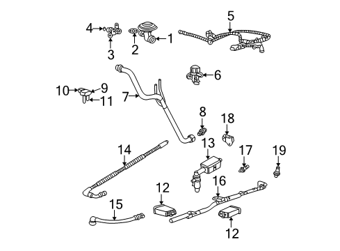 2003 Ford Explorer Solenoid Assembly Diagram for 6L2Z-9F945-AA