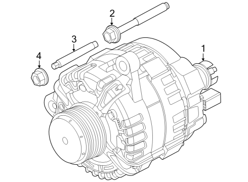 2024 Ford Mustang Alternator Diagram 2 - Thumbnail