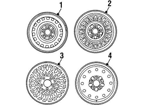 2002 Mercury Grand Marquis Wheels Diagram